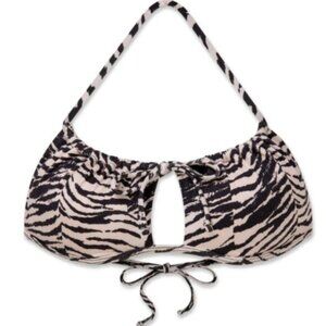 NWT WET SWIMWEAR Callie Top in Zebra - XL